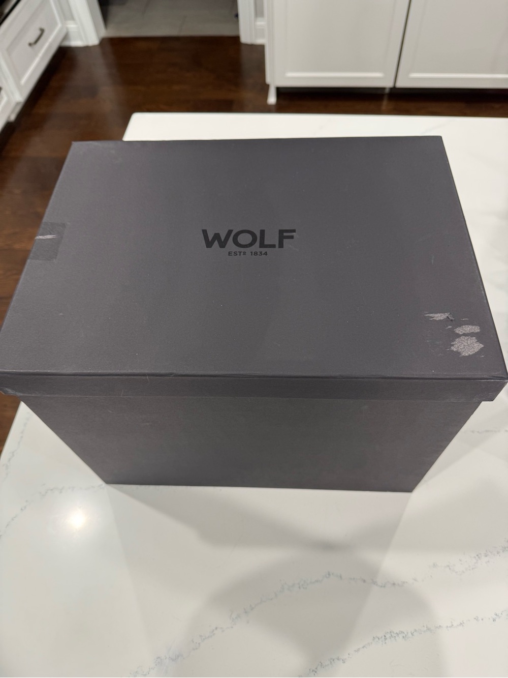Wolf EMPTY Large Jewelry Box